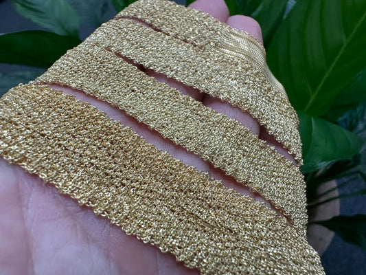 Scarf Gold Plated - 20mm - Sterling Silver Chain Scarf