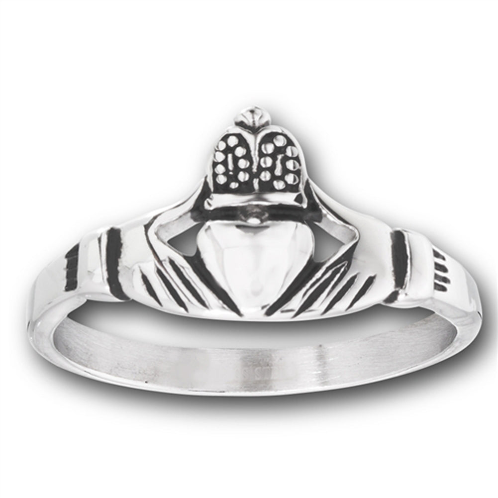 Stainless Steel Claddagh Ring