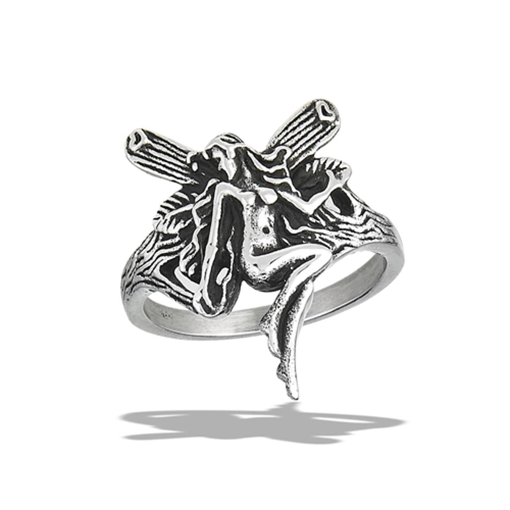 Stainless Steel Classic Fairy Ring