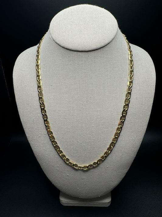 22” 14k Yellow Gold Mariner 6mm 19.3g