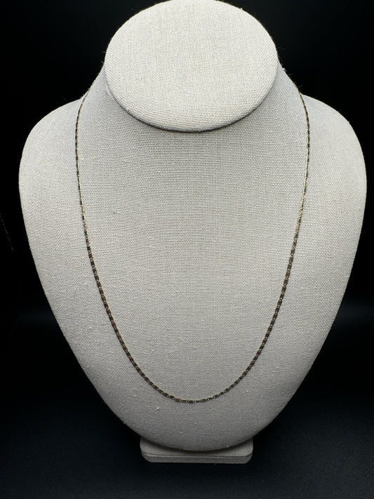 22” 14k Gold Tri-Color Valentin o Link 2mm 2.64g