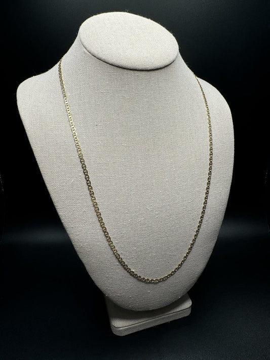 24” 14k Yellow Gold Mariner Link 3mm 5.5g