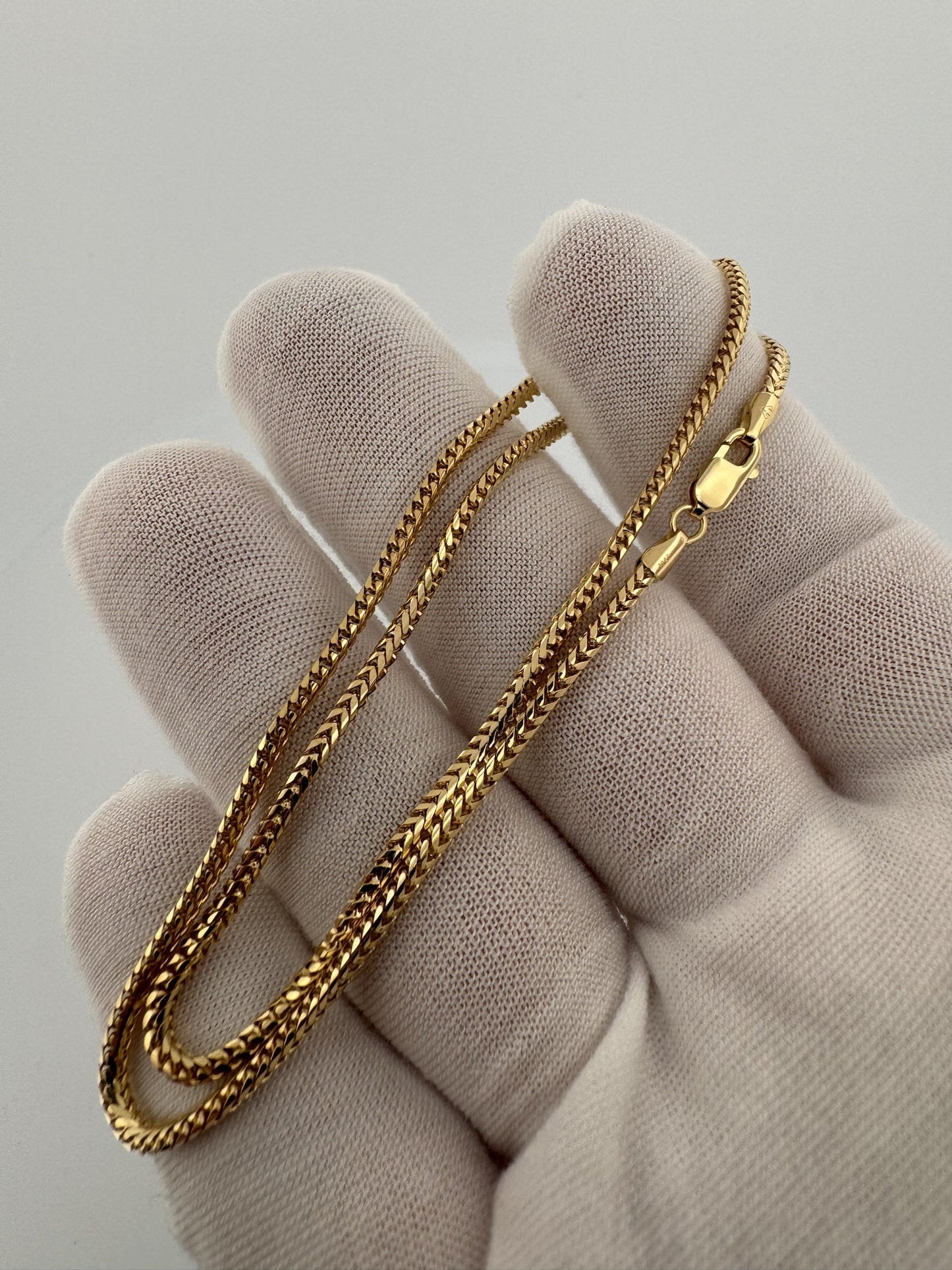16” 10k Yellow Gold Franco 2mm 8.82g