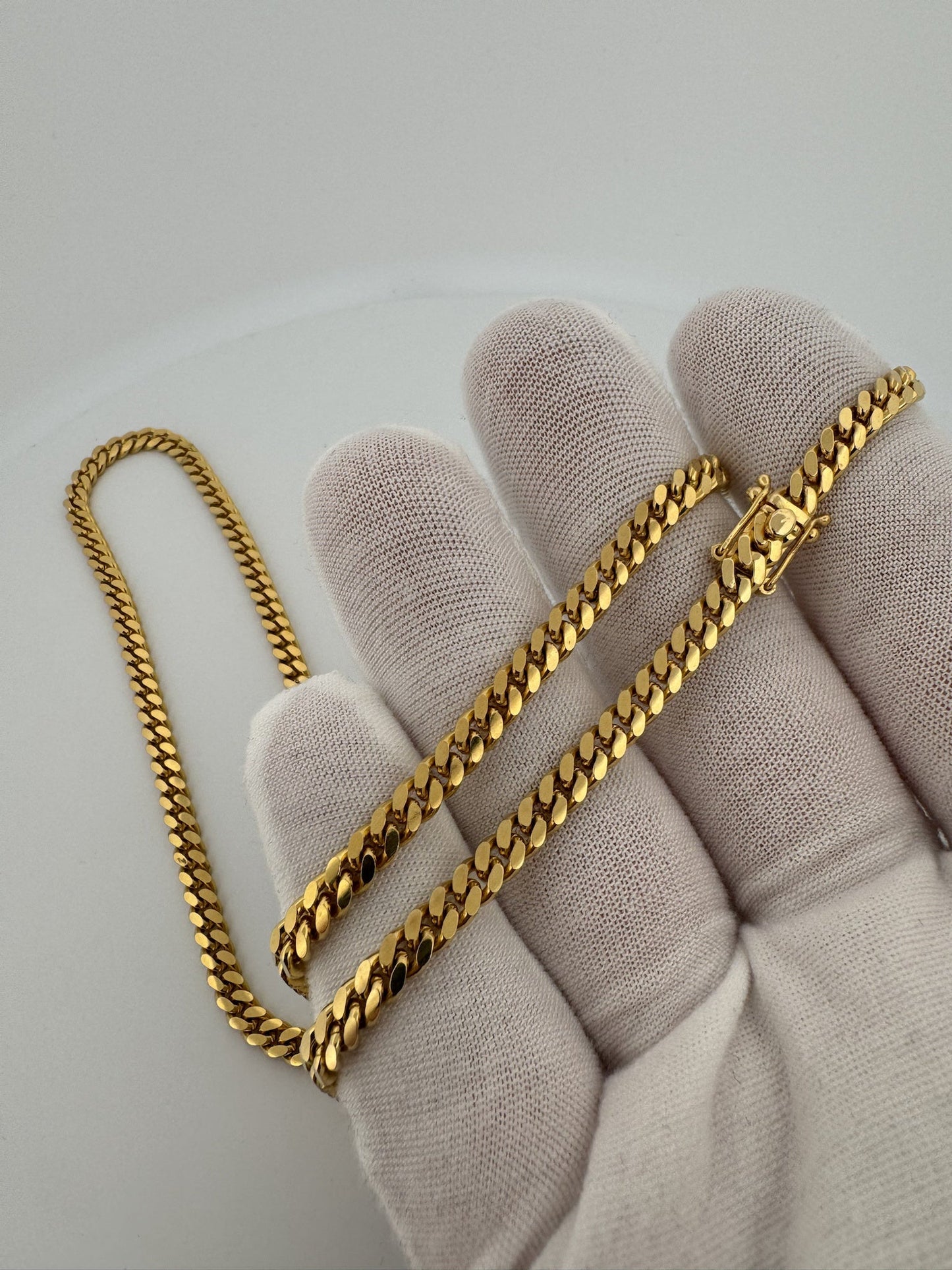 24” 10k Yellow Gold Cuban 4.5mm 36.6g