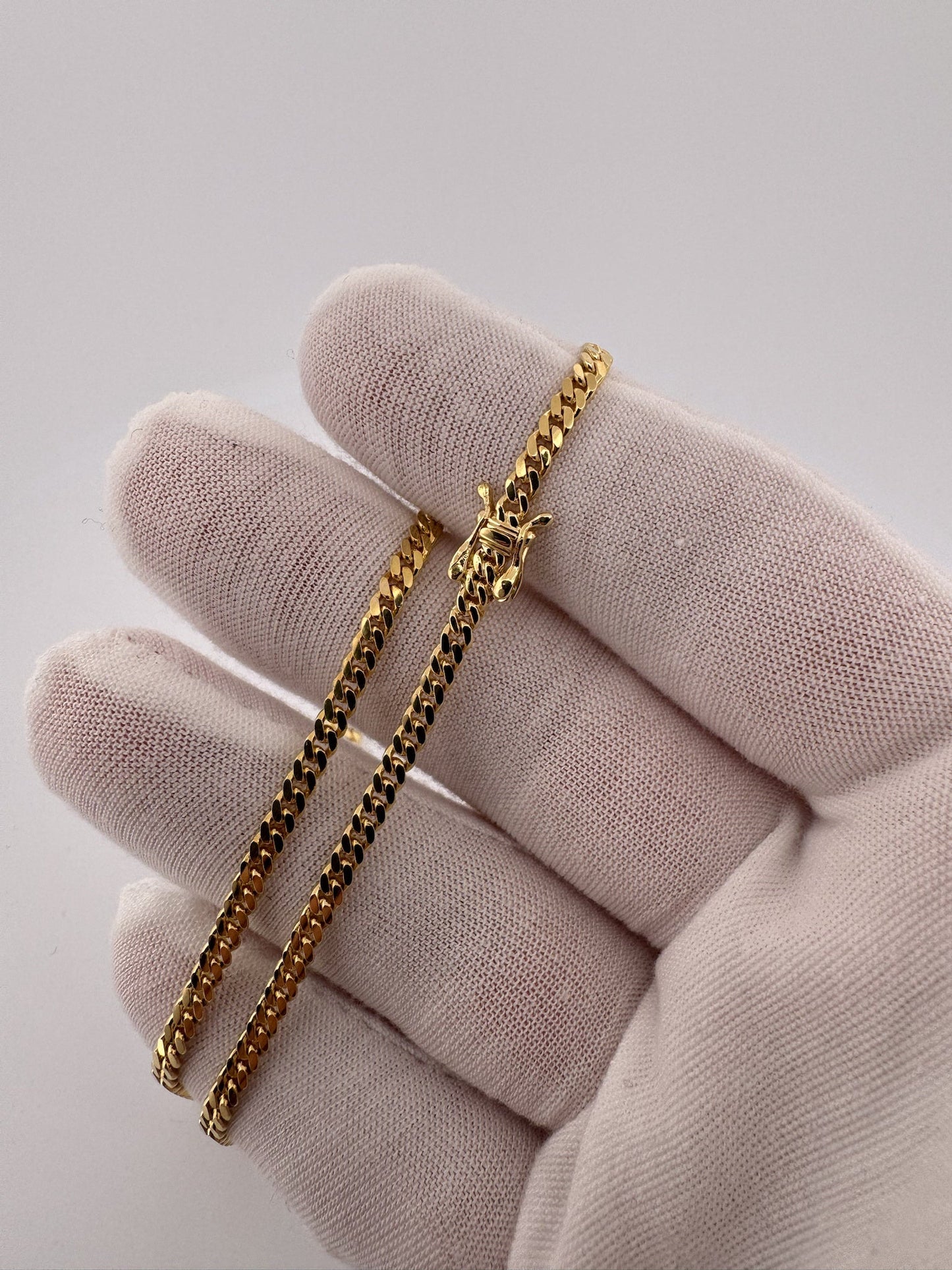 16” 14k Yellow Gold Cuban 3mm 12.6g
