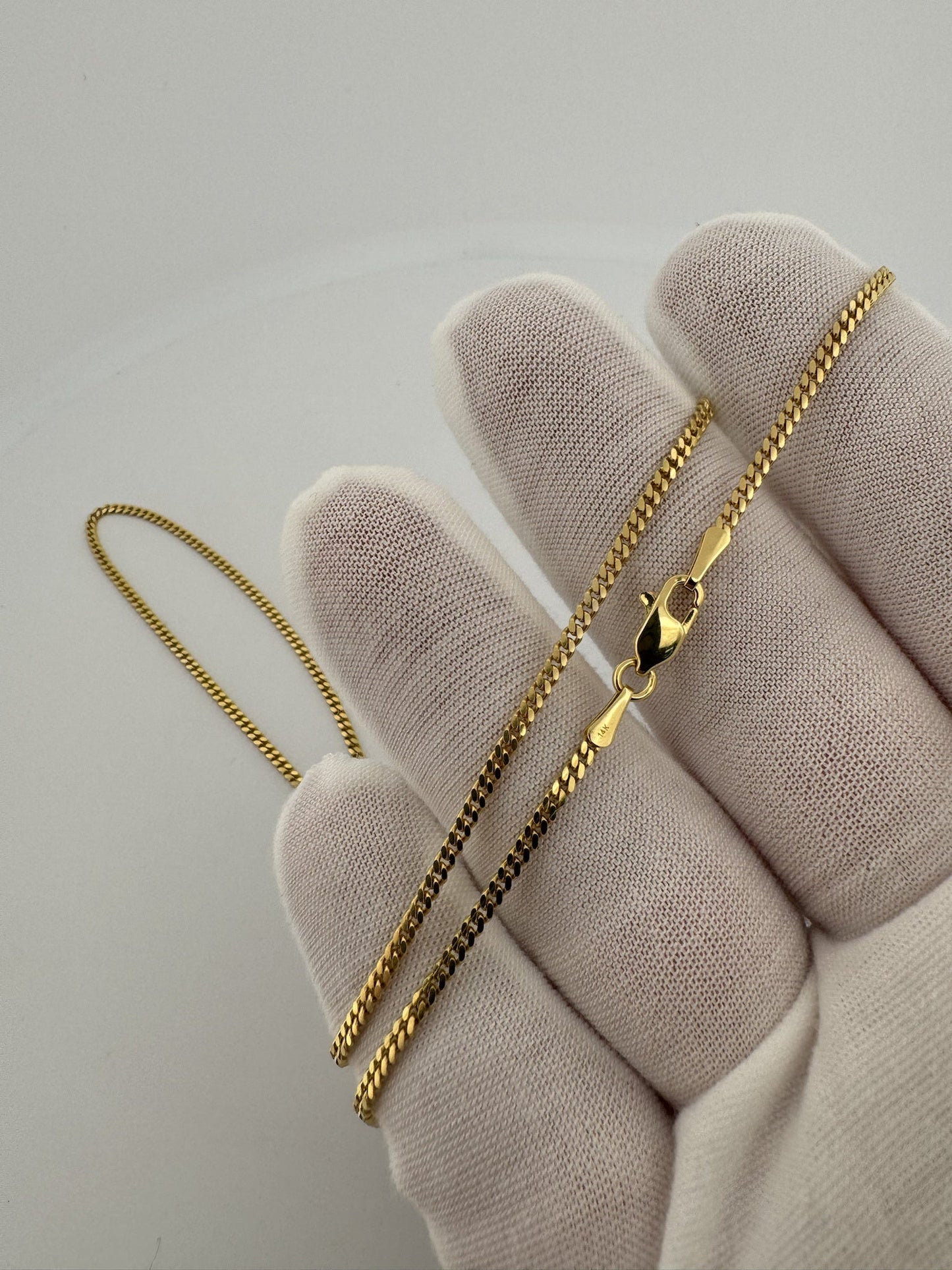 20” 14k Yellow Gold Cuban 2mm 7.12g