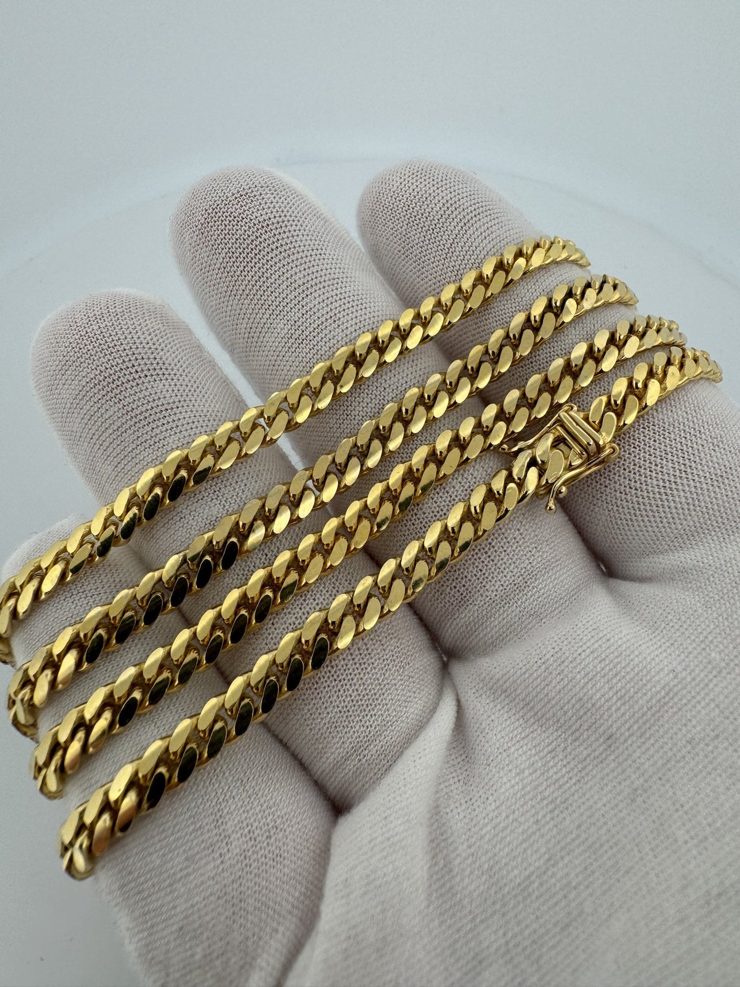 22” 10k Yellow Gold Cuban 5mm 39.2g