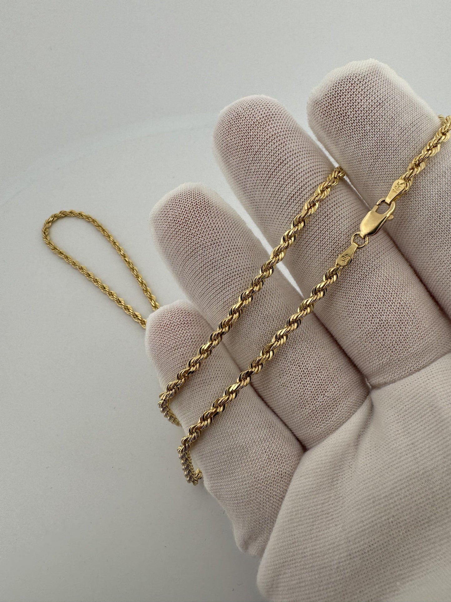 20” 14k Yellow Gold Rope 2.8mm 15.5g