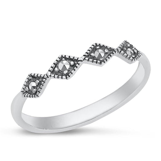 Sterling Silver Marcasite Ring