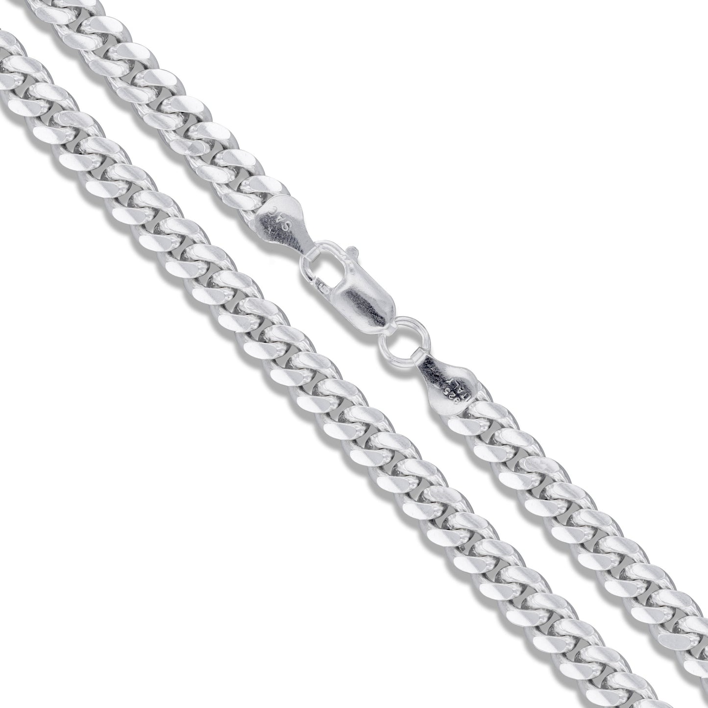 Miami Cuban 120 - 4.2mm - Sterling Silver Miami Cuban Link Chain Necklace