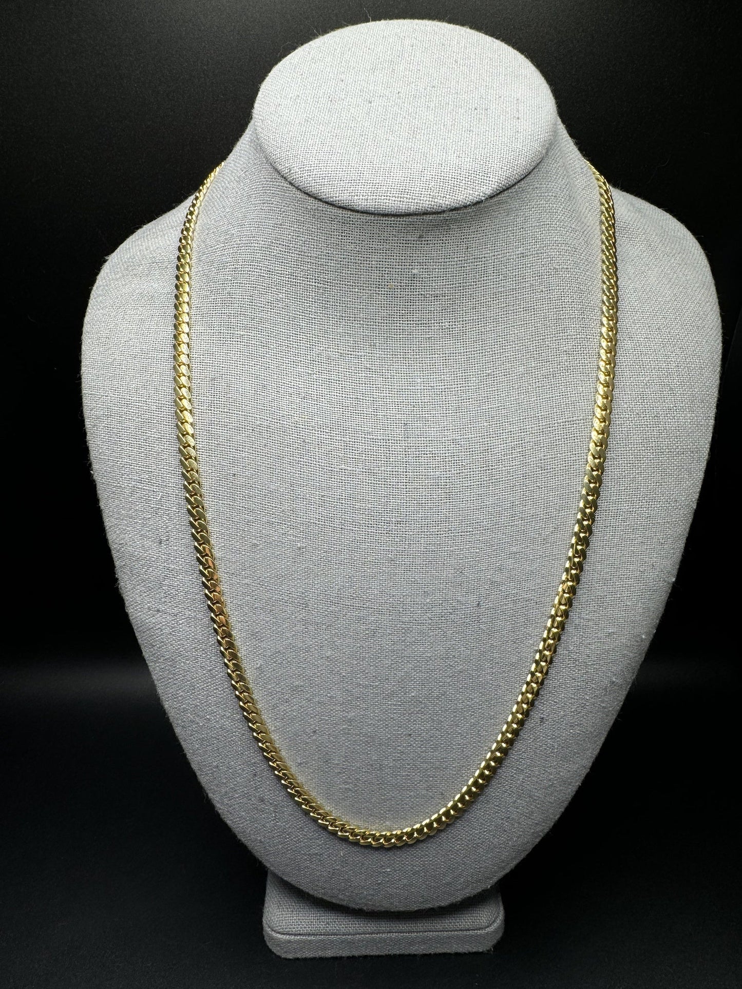 24” 14k Yellow Gold Cuban 5mm 47.7g