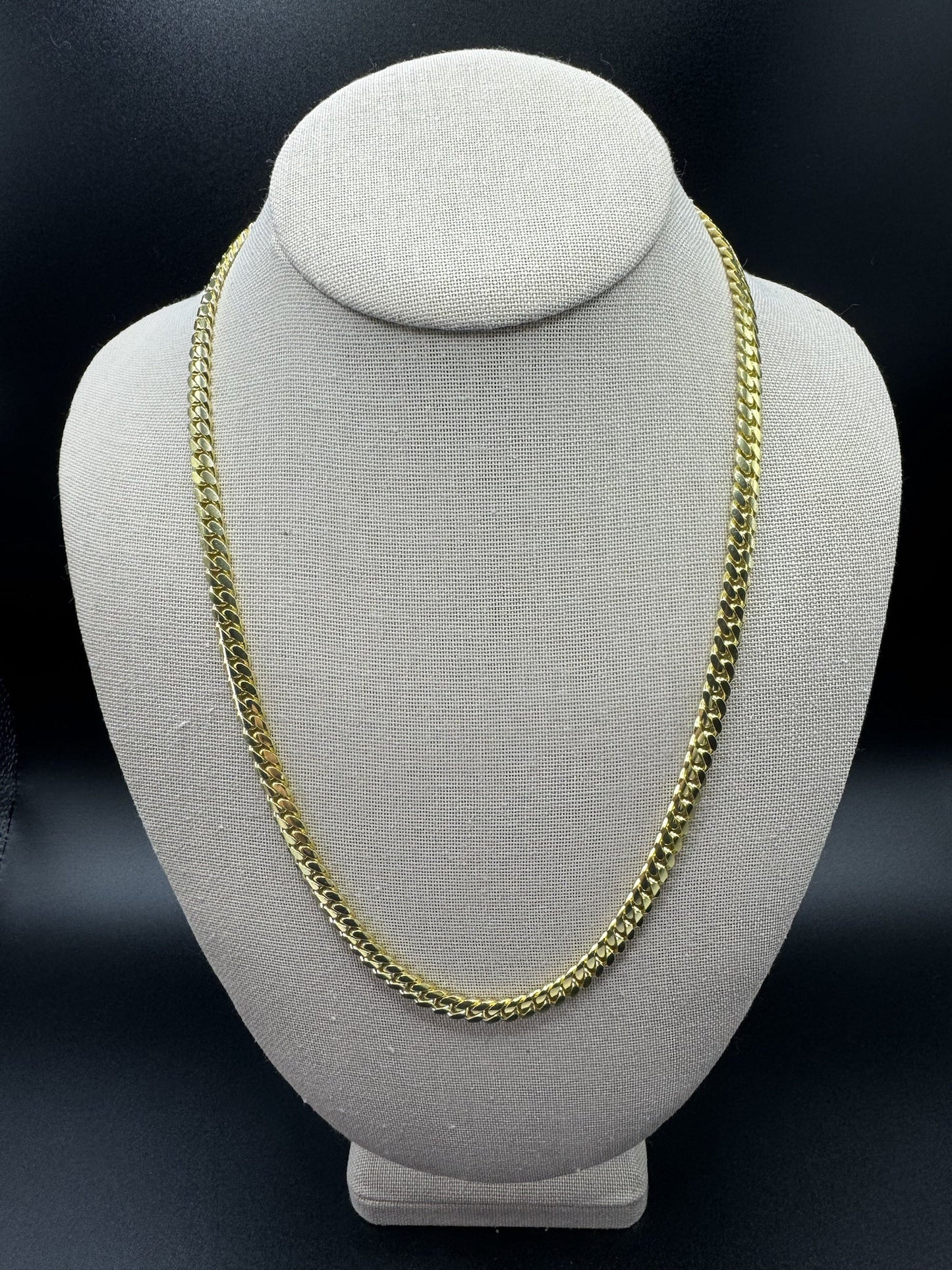 22” 14k Yellow Gold Cuban 6mm 59.7g