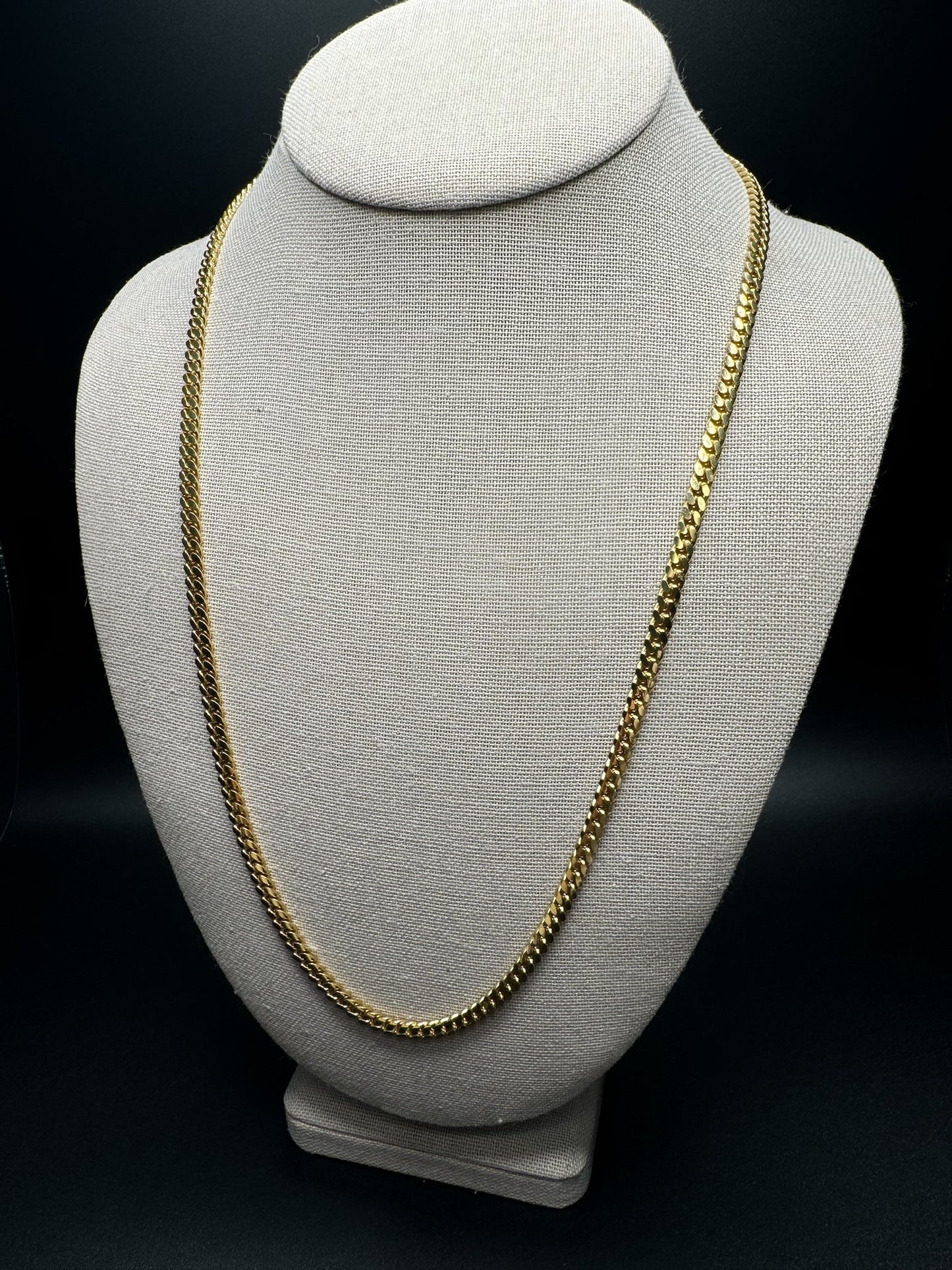 24” 10k Yellow Gold Cuban 4.5mm 36.6g