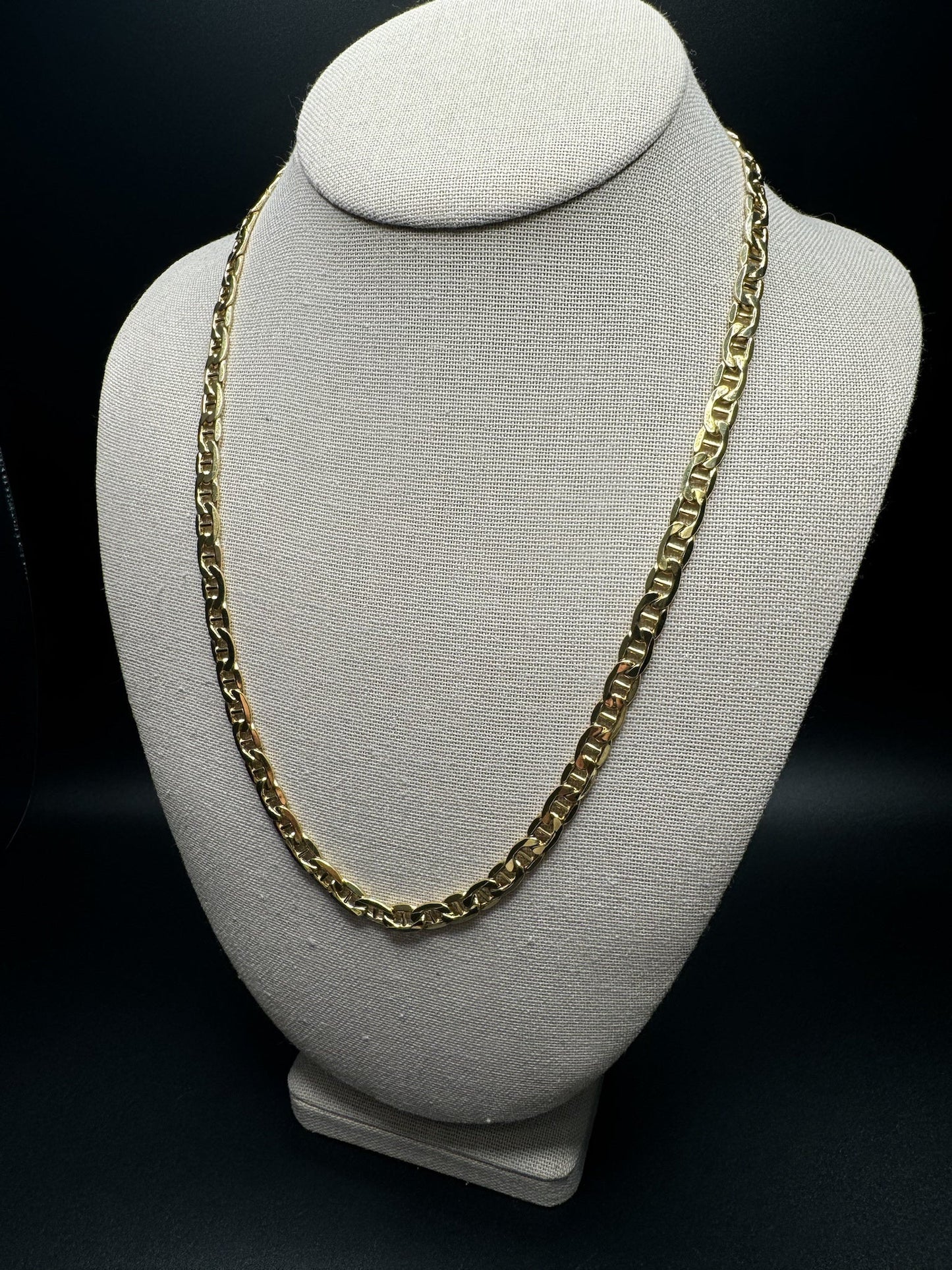 22” 14k Yellow Gold Mariner 6mm 19.3g