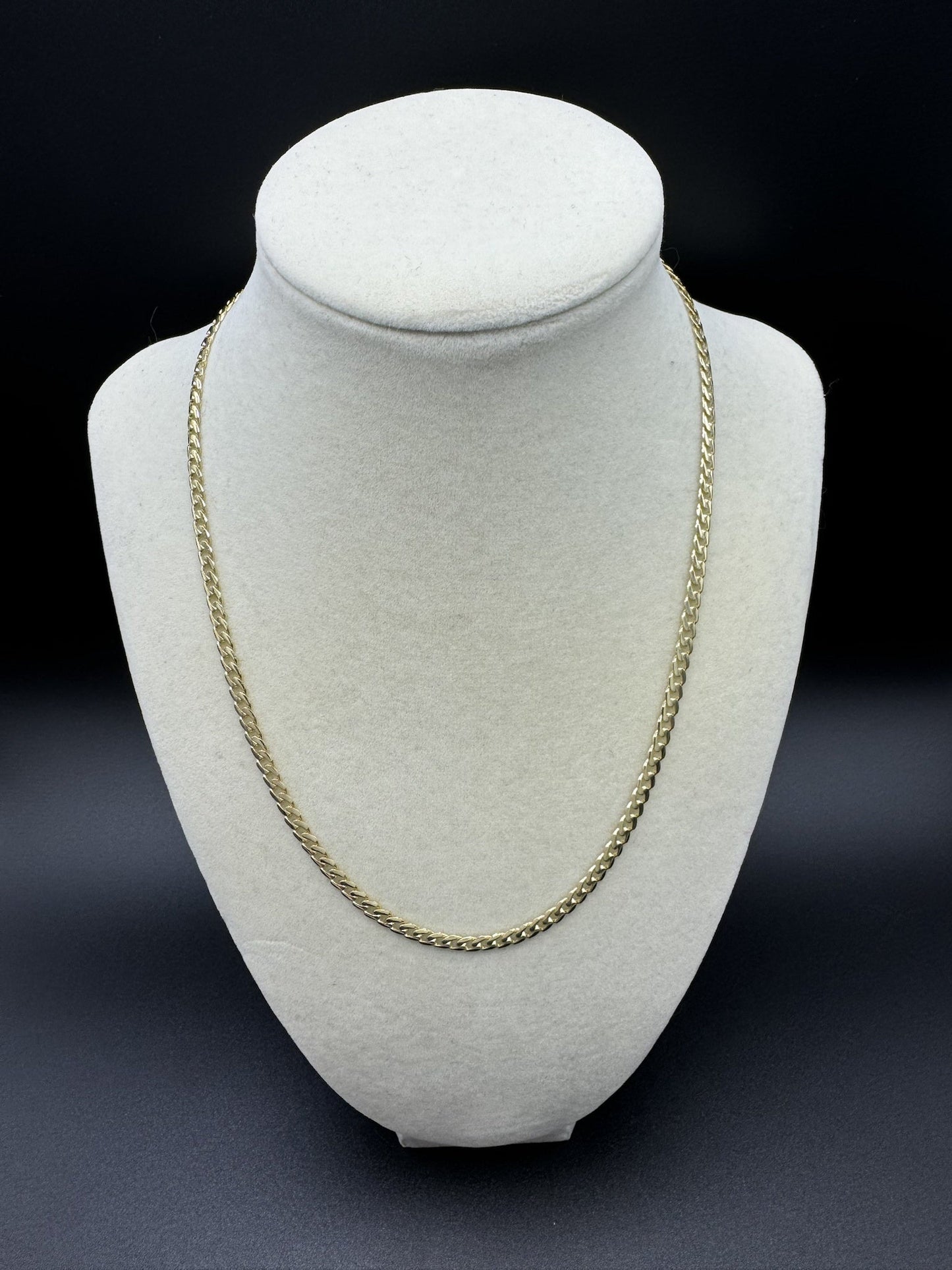 18” 14k Yellow Gold Monaco Cuban 4mm 10.9g