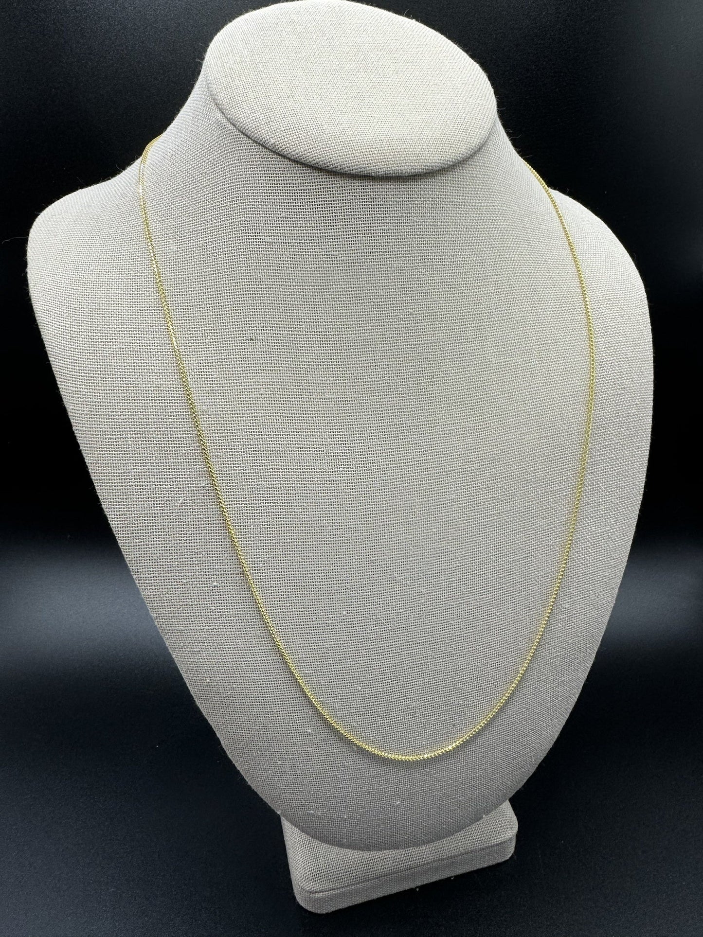 24” 14k Yellow Gold Franco 1.3mm 4.12g