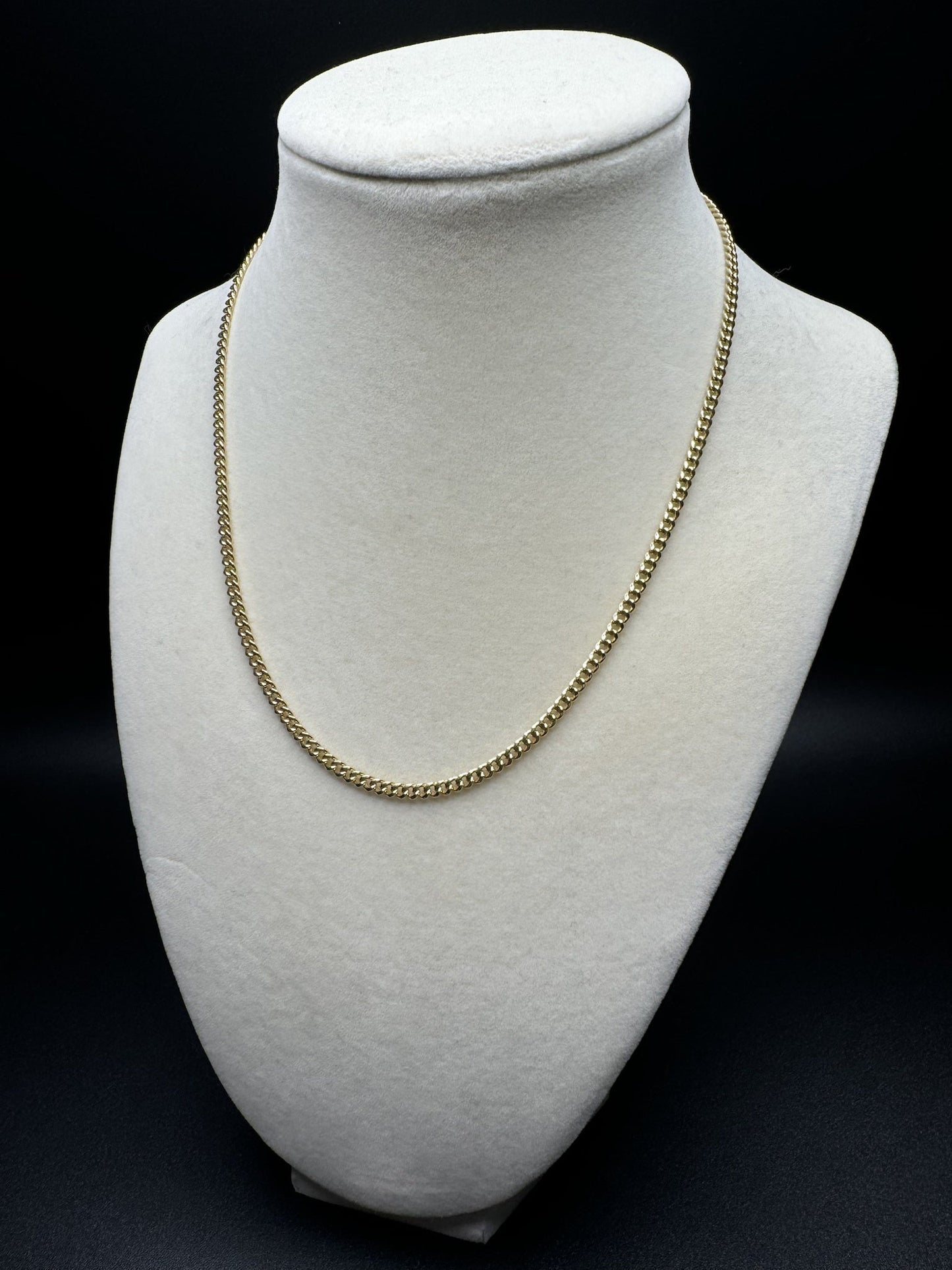 16” 14k Yellow Gold Cuban 3mm 4.3g