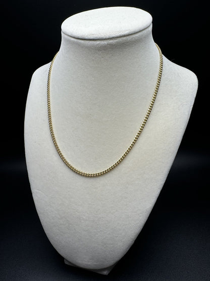 16” 14k Yellow Gold Cuban 3mm 4.3g