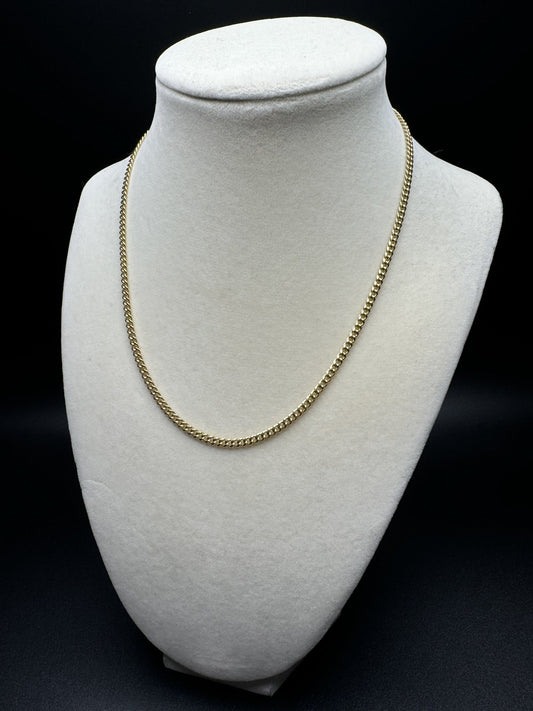 16” 14k Yellow Gold Cuban 3mm 4.3g