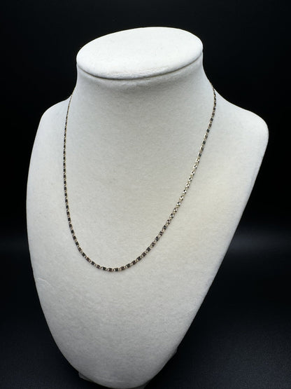 16” 14k Gold Tri-Color Valentin o Link 2mm 2.1g