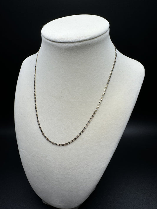 16” 14k Gold Tri-Color Valentin o Link 2mm 2.1g