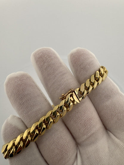 7.5” 14k Yellow Gold Cuban 8mm 42.4g