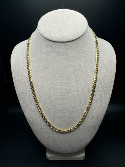 22” 10k Yellow Gold Cuban 5mm 38.2g