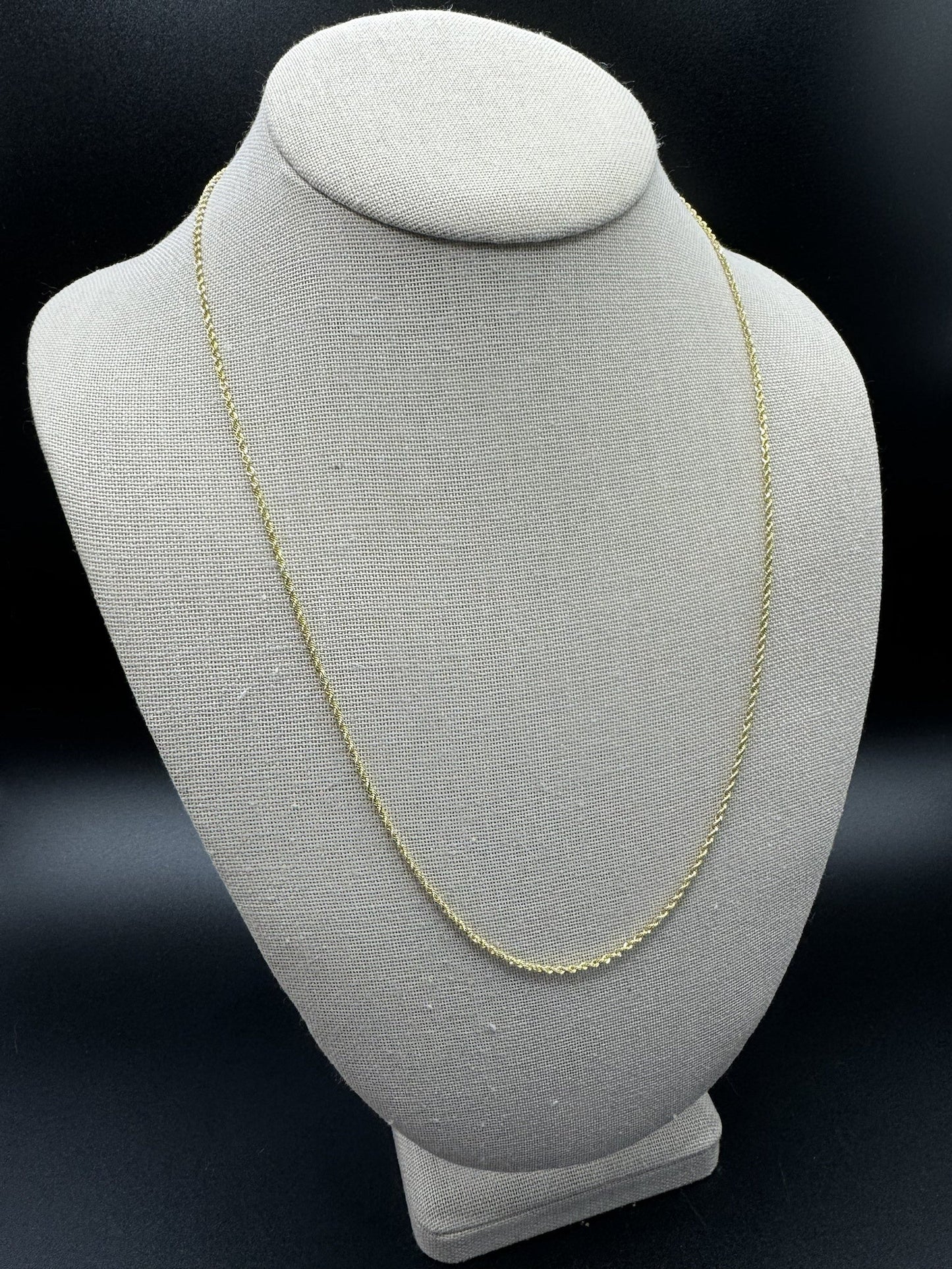 22” 14k Yellow Gold Rope 1.5mm 4.73g