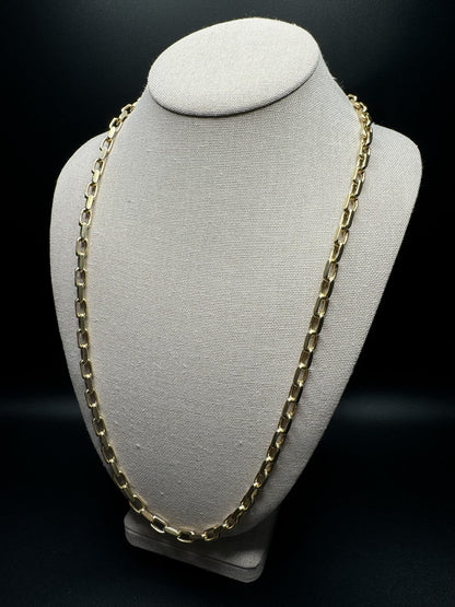 26” 14k Yellow Gold Heavy Link 6mm 72.6g