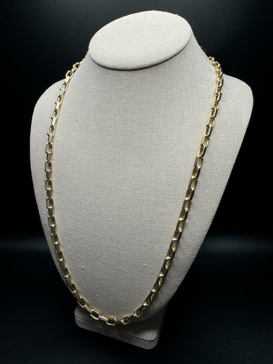 26” 14k Yellow Gold Heavy Link 6mm 72.6g