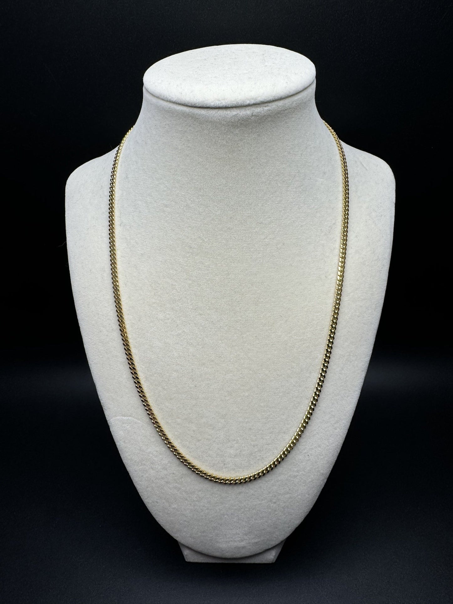 20” 14k Yellow Gold Cuban 3mm 15.5g