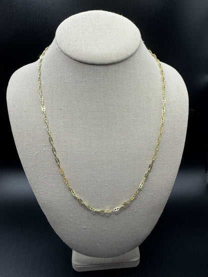 22” 14k Yellow Gold Mariner Link 3mm 4.6g