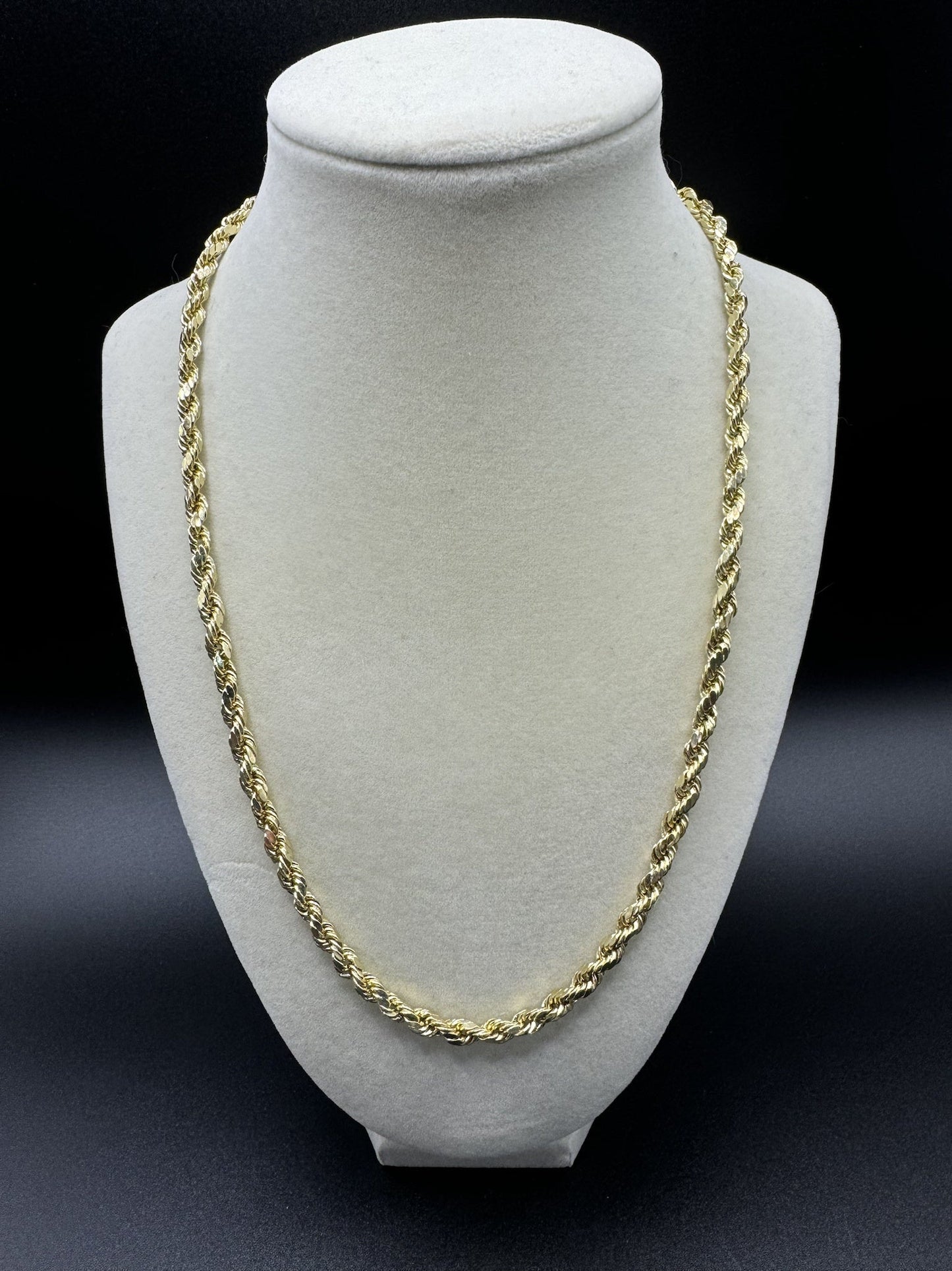 20” 10k Yellow Gold Rope 5mm 8.05g
