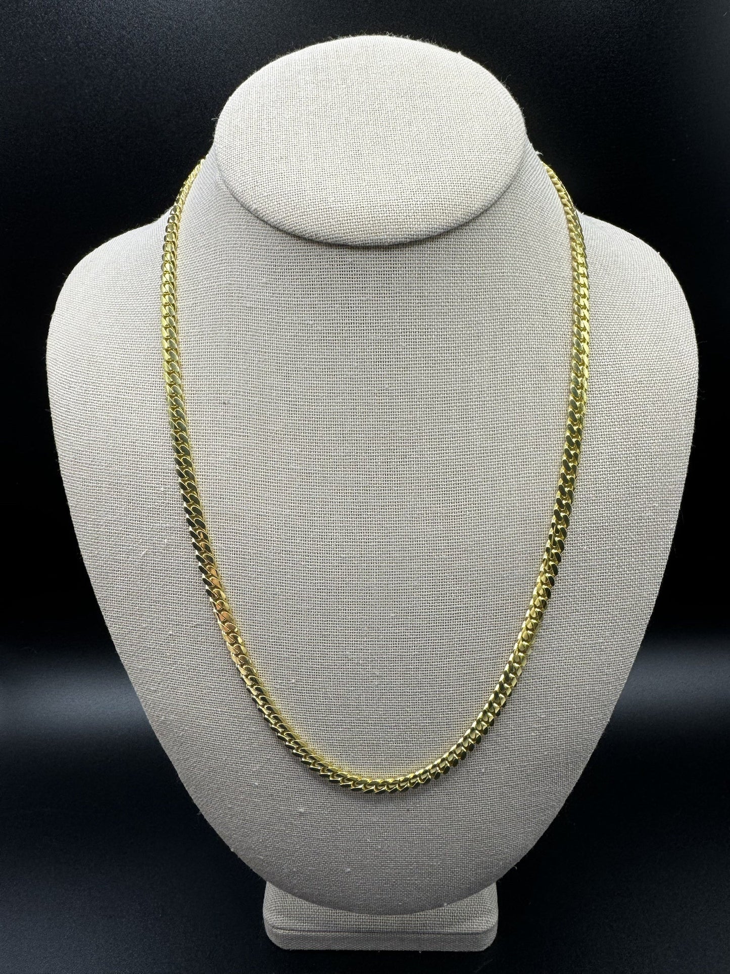 22” 14k Yellow Gold Cuban 5mm 43.53g