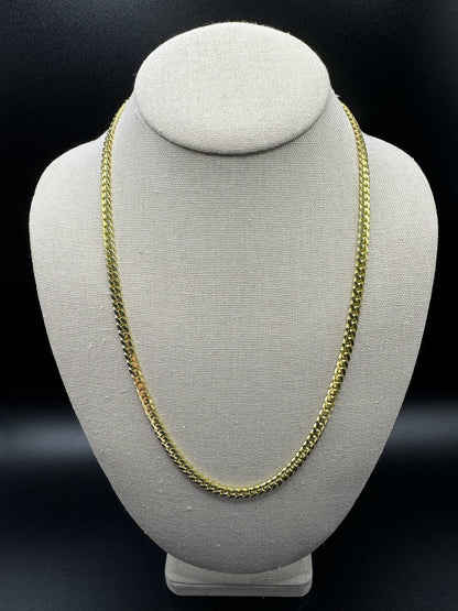 22” 14k Yellow Gold Cuban 5mm 43.53g