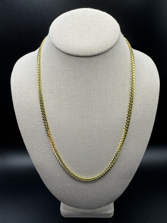 22” 14k Yellow Gold Cuban 5mm 43.53g