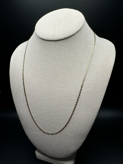 22” 14k Gold Tri-Color Valentin o Link 2mm 2.64g