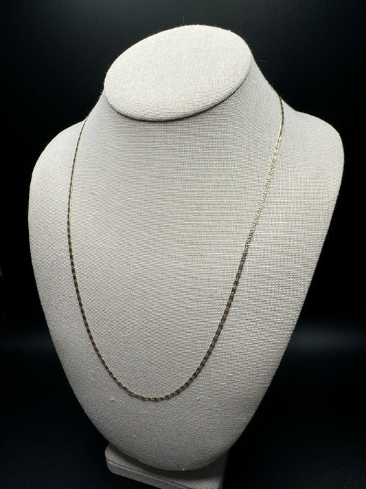 22” 14k Gold Tri-Color Valentin o Link 2mm 2.64g