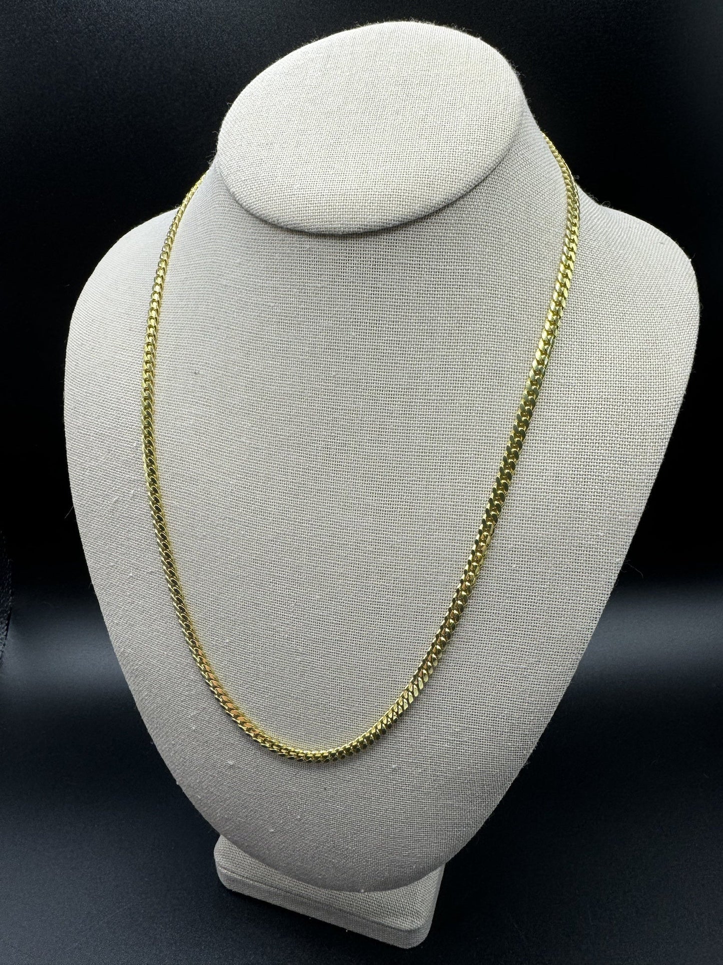 22” 14k Yellow Gold Cuban 4mm 26.0g