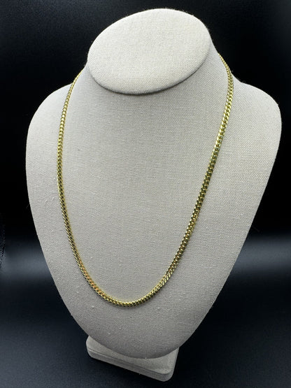 22” 14k Yellow Gold Cuban 4mm 26.0g