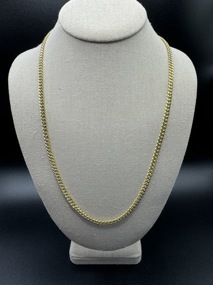 24” 14k Yellow Gold Cuban 5mm 13.9g
