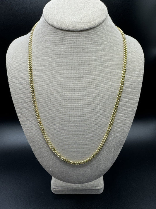 24” 14k Yellow Gold Cuban 5mm 13.9g