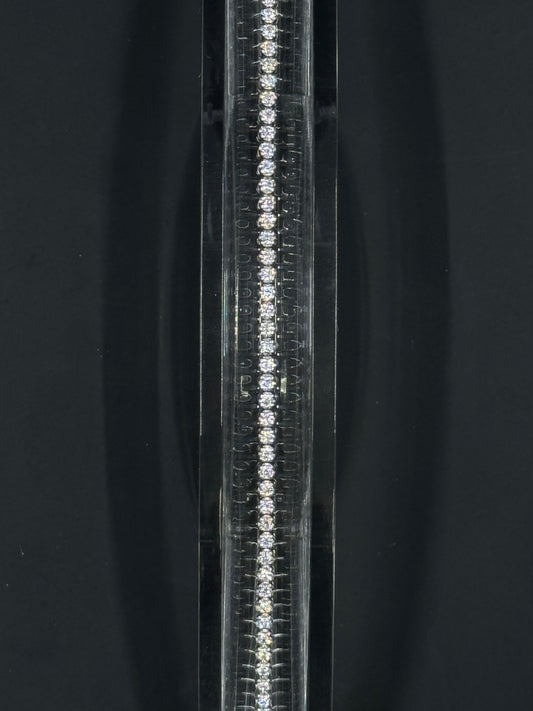 14k White Gold 3ctw Lab-Grown Diamond Tennis Bracelet – 7.5"