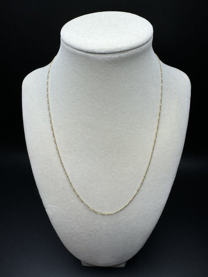 18” 14k Yellow Gold Figaro 1.5mm