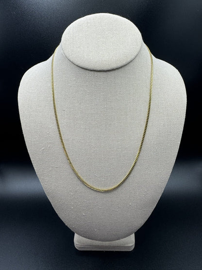 20” 10k Yellow Gold Cuban 2mm 8.0g