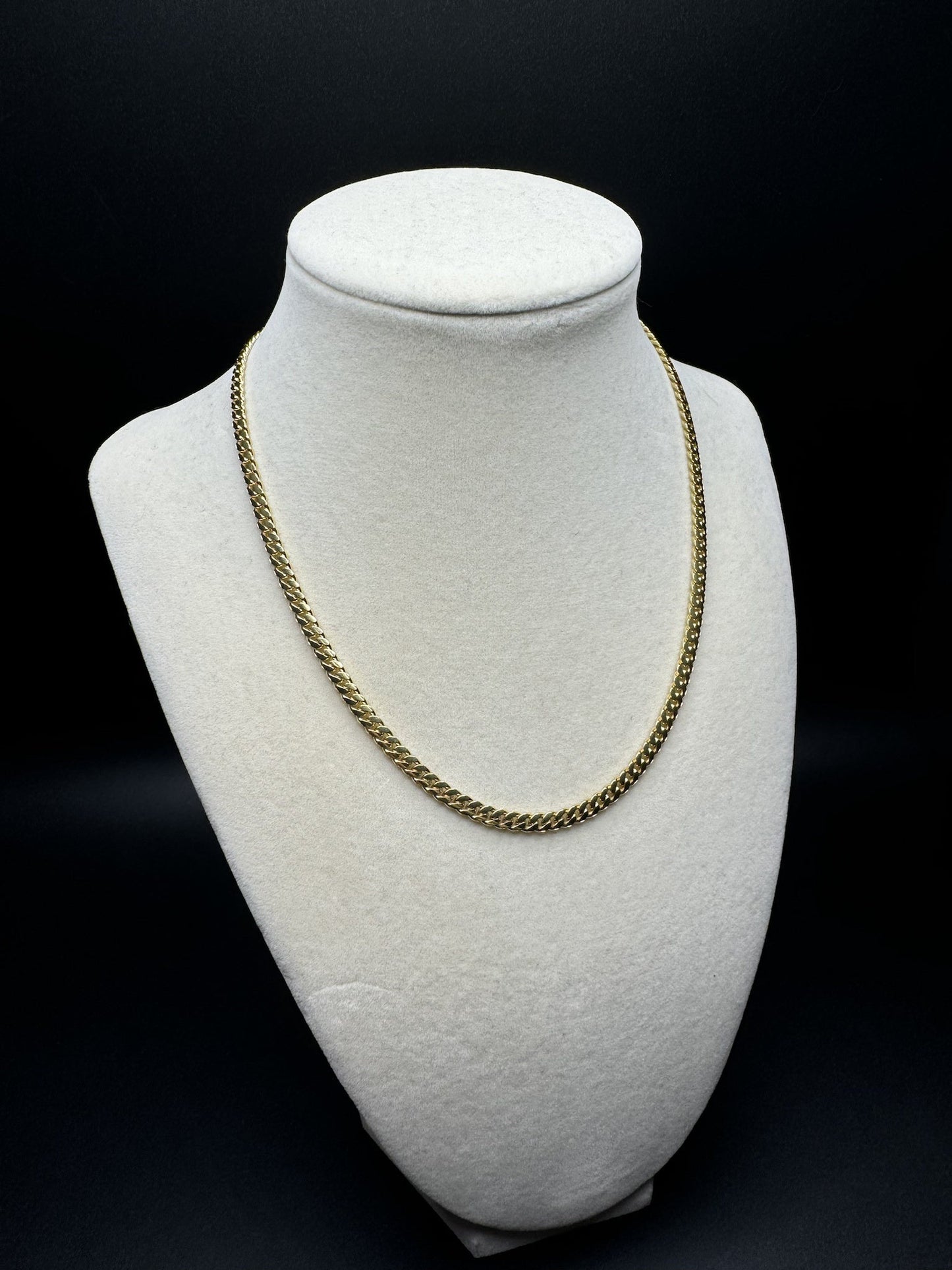 16” 14k Yellow Gold Cuban 4mm 19.4g