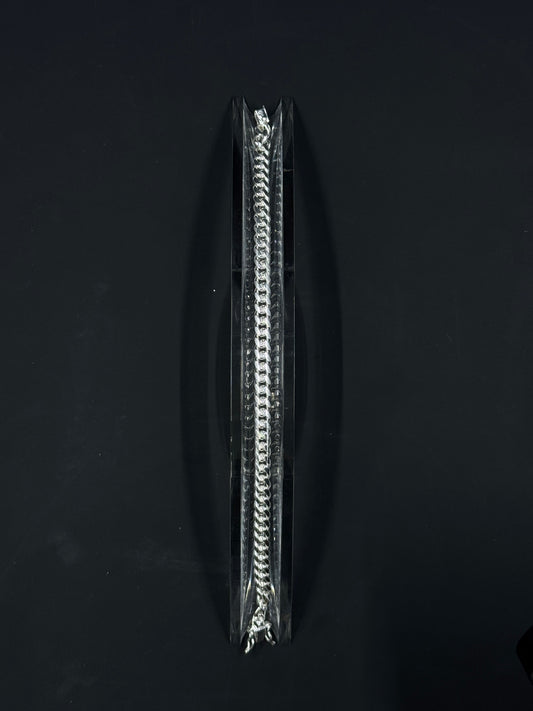 5mm Sterling Silver Cuban Chain Bracelet – Multiple Lengths