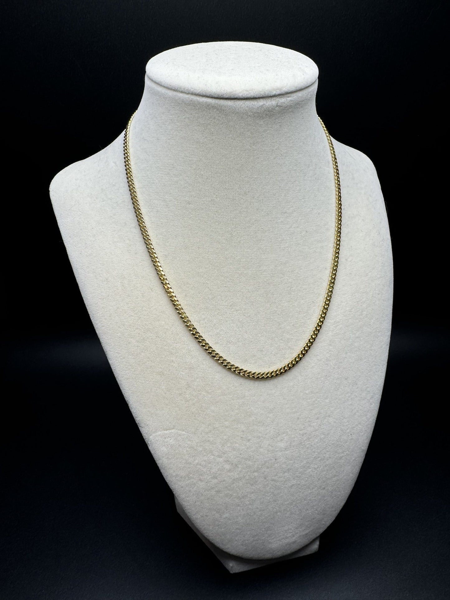 16” 14k Yellow Gold Cuban 3mm 12.6g