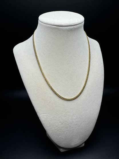 16” 14k Yellow Gold Cuban 3mm 12.6g