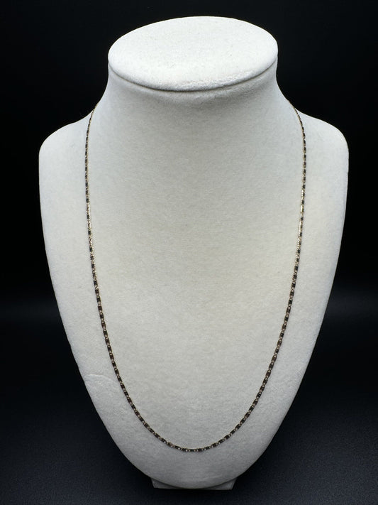 20” 14k Gold Tri-Color Valentin o Link 2mm 2.42g